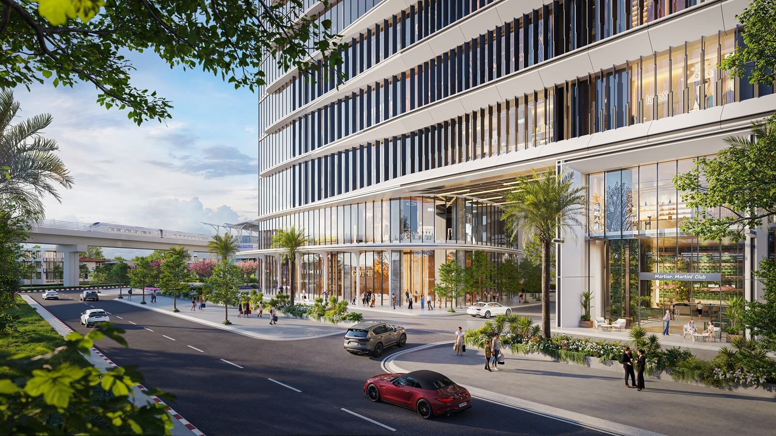 shophouse khối đế sun feliza suites cầu giấy