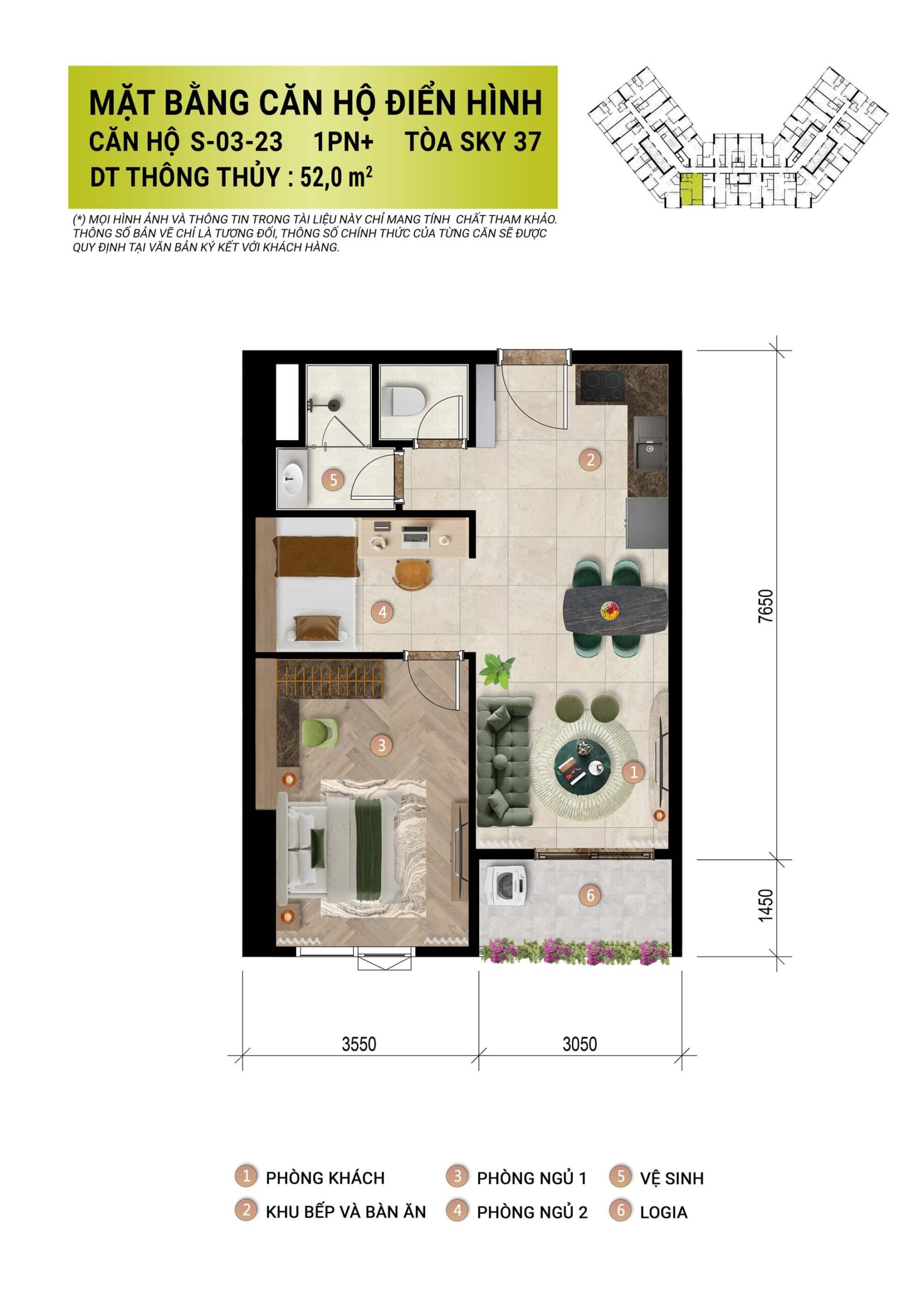 thiết kế căn hộ sun glory residence vinh nghệ an