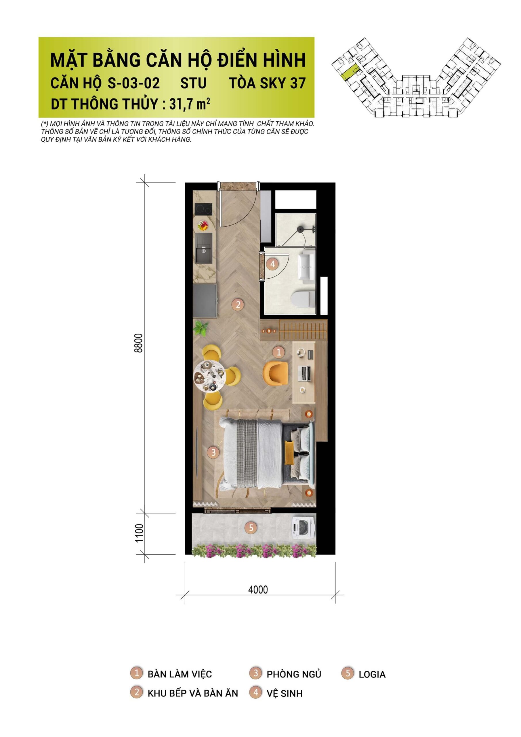 thiết kế căn hộ sun glory residence vinh nghệ an