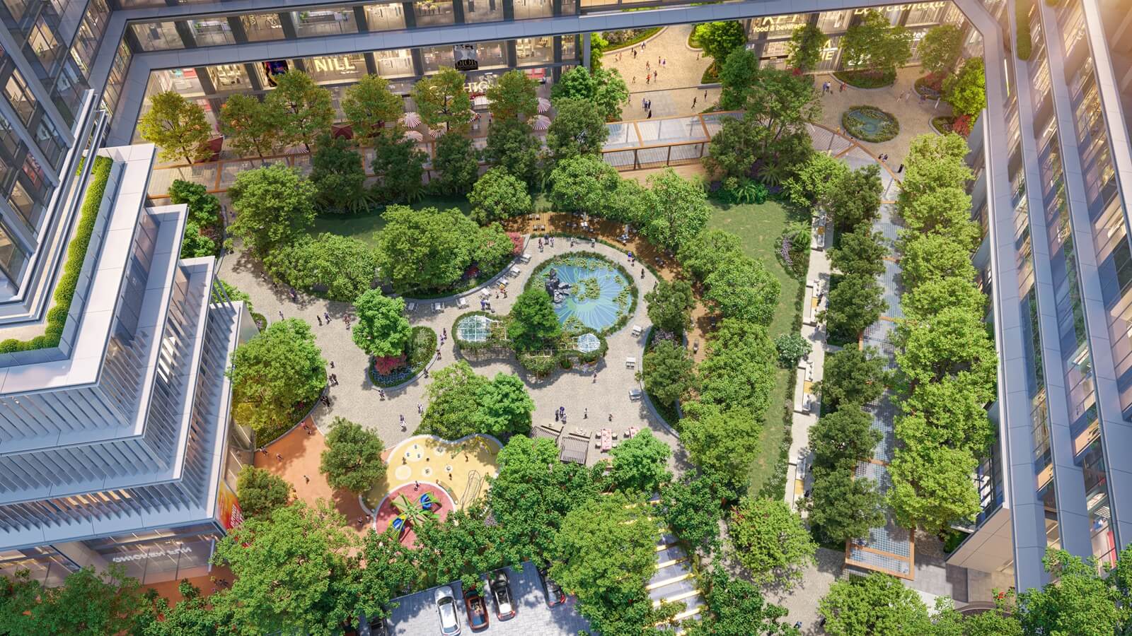 tiện ích dự án sun feliza suites cầu giấy