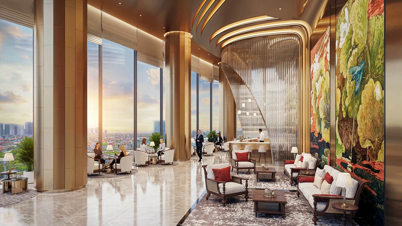 tiện ích dự án sun feliza suites cầu giấy