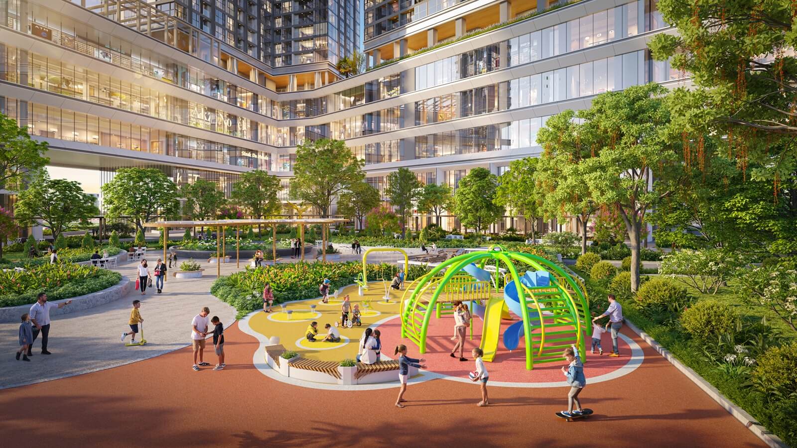 tiện ích dự án sun feliza suites cầu giấy