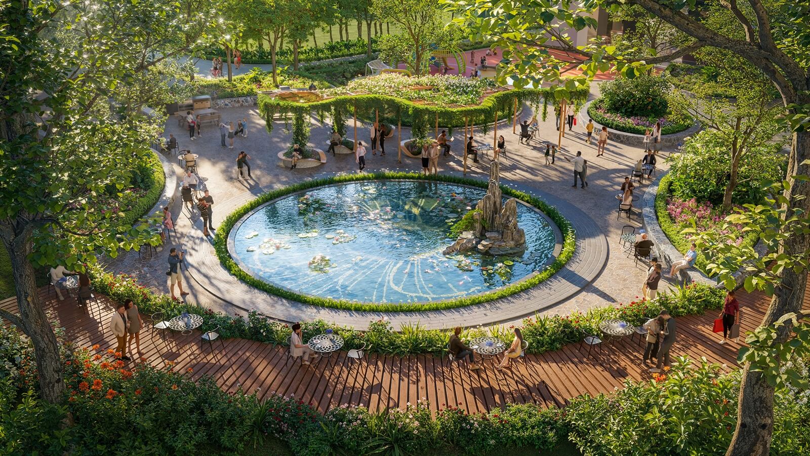 tiện ích dự án sun feliza suites cầu giấy