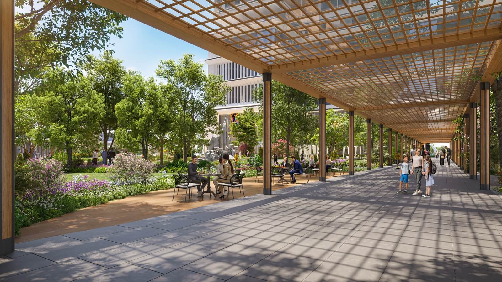 tiện ích dự án sun feliza suites cầu giấy