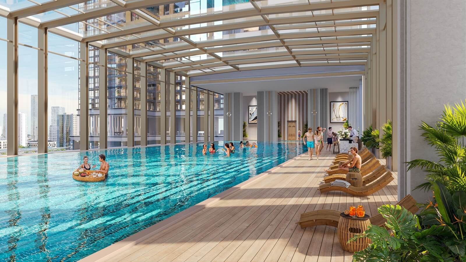 tiện ích dự án sun feliza suites cầu giấy