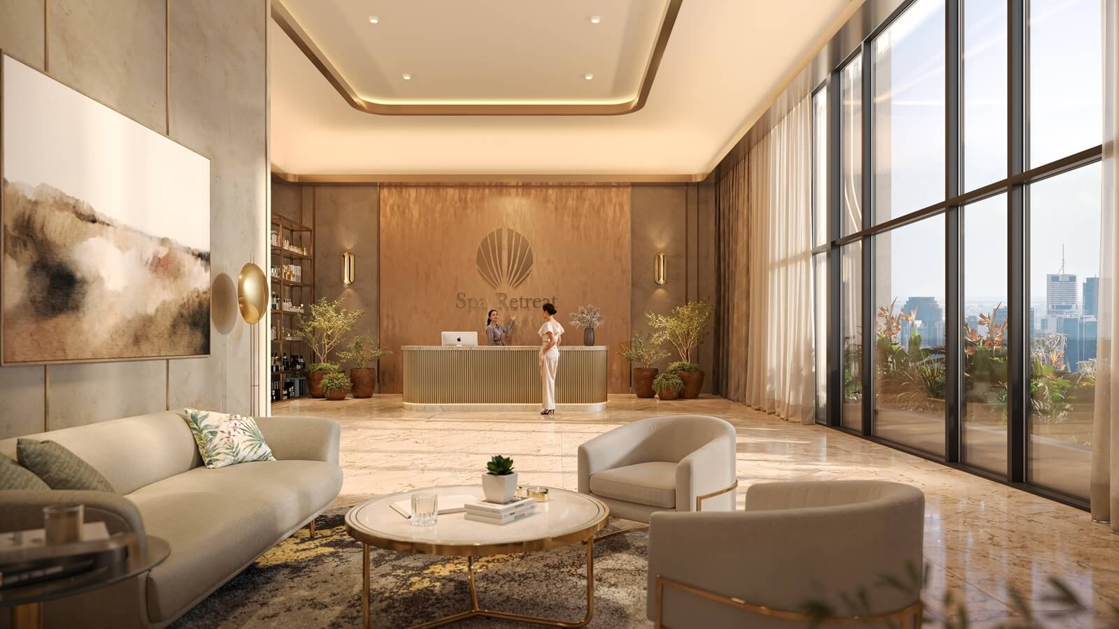 tiện ích dự án sun feliza suites cầu giấy